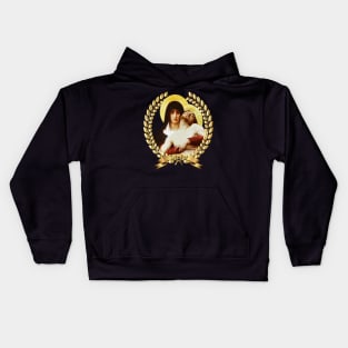 Virgin Mary Pieta Cross Jesus Passion Stations of the Cross -  Via Crucis Kids Hoodie